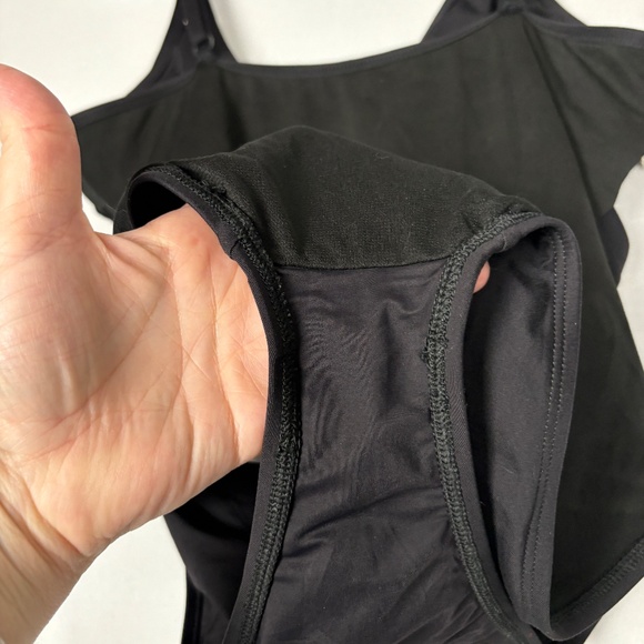 KENNETH COLE NY | Sexy Black Caged V-Neck Cut-Out One-Piece Swimsuit Size XL - Picture 9 of 9